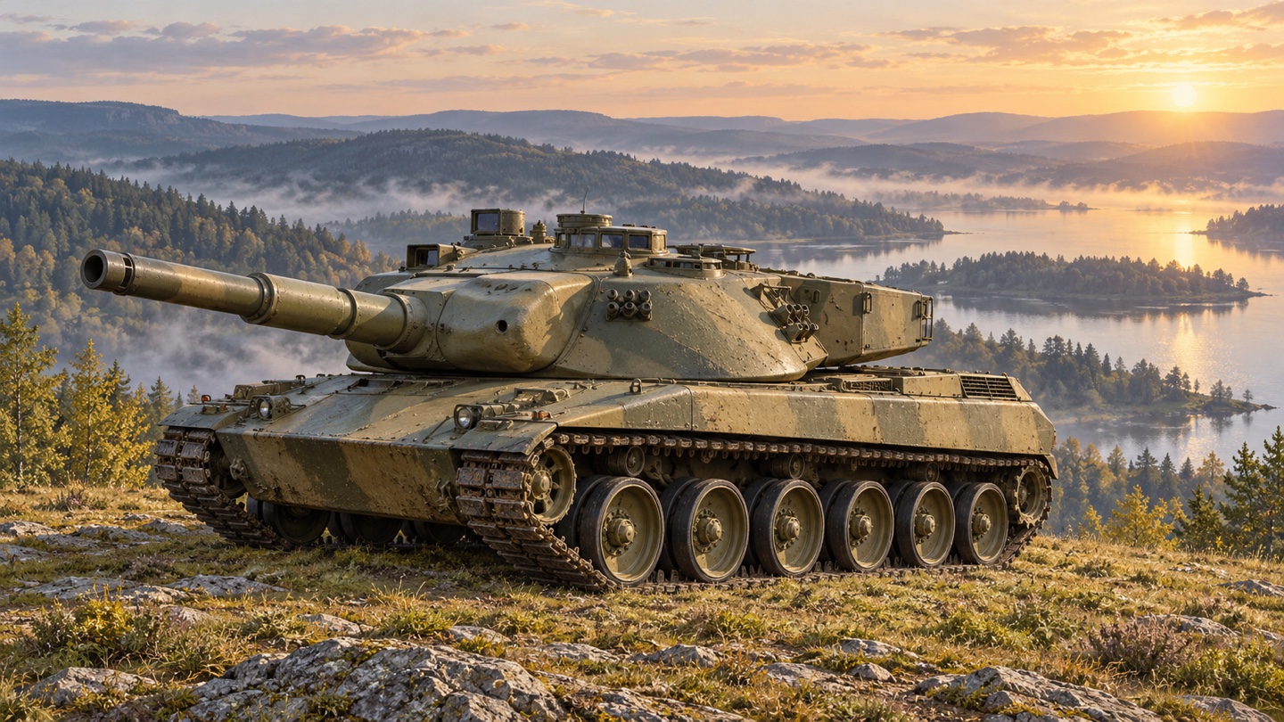Künstlerische KI-Illustration: MBT-70 / Kampfpanzer 70