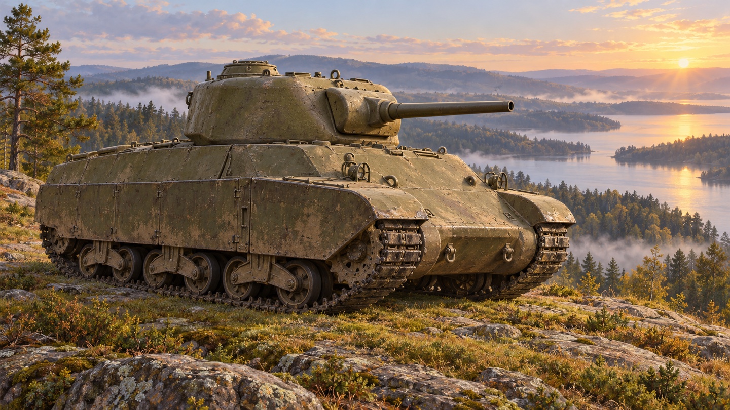 Künstlerische KI-Illustration: T14 Assault Tank